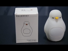 可愛いシリコンペンギン 夜光 子供向け LED スリープトレーナー アラームクロック ギフト