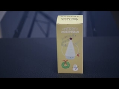 タッチ制御と音楽機能のカスタム環境に優しいクリスマスツリーナイトライト